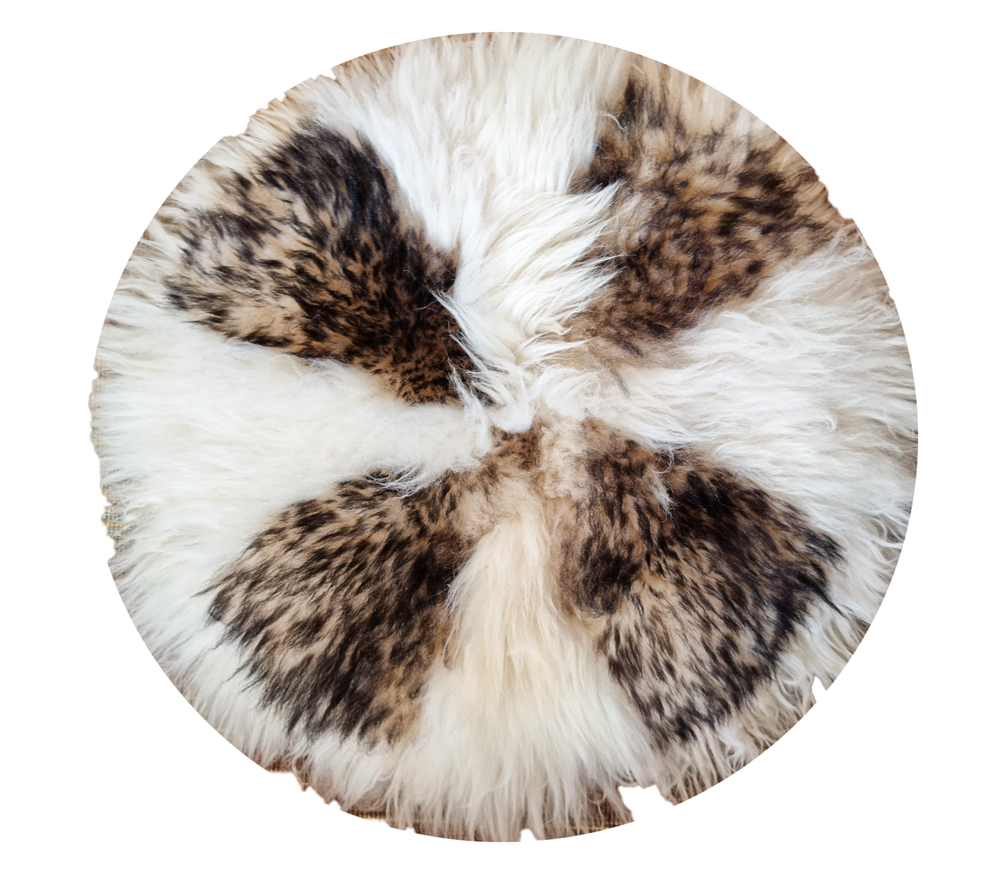 Sheepskin Premium Sheepskin Chair Rug Natural Round