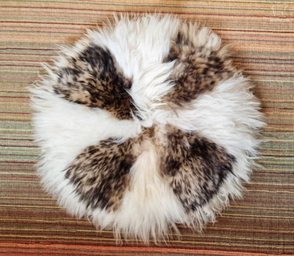 Sheepskin Premium Sheepskin Chair Rug Natural Round