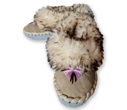 Highlander Home Slippers Warm Woolen Warm Winter Leather Slippers