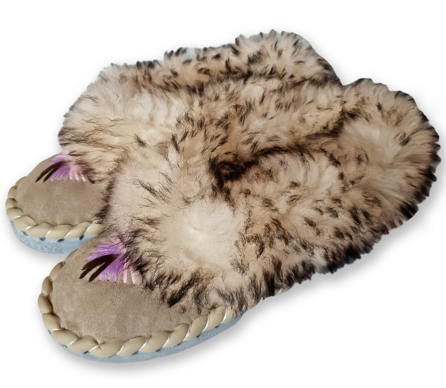 Highlander Home Slippers Warm Woolen Warm Winter Leather Slippers