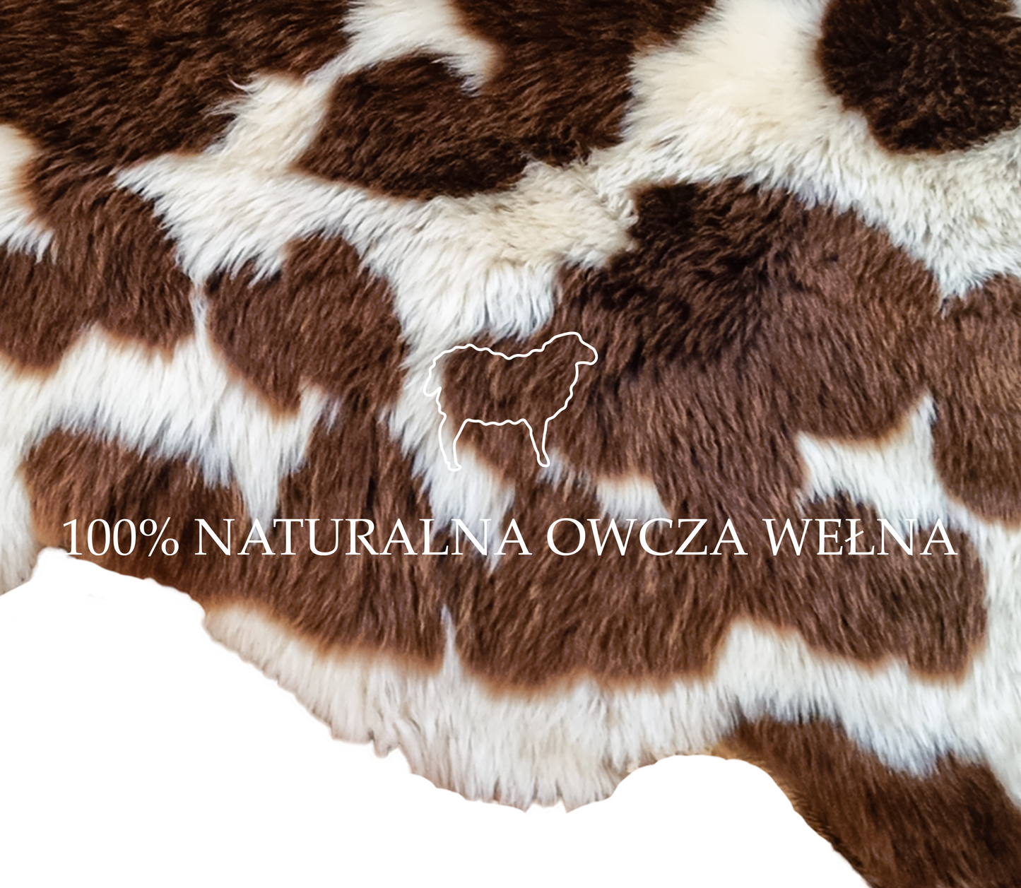 SKÓRA OWCZA PREMIUM SKÓRY OWCZE NATURALNE 100 cm DUŻE XL