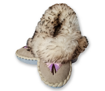 Highlander Home Slippers Warm Woolen Warm Winter Leather Slippers